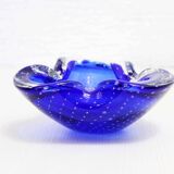 Cendrier en verre bullé Murano