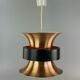 70s lamp light hanging lamp ceiling lamp metal Space Age Design VEB 60s