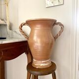 Glazed stoneware amphora