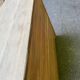 Vintage shallow Parisian sideboard renovated in solid oak 1950.