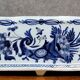 Important ceramic planter with monochrome blue decoration.