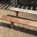 Pair of farm benches