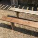 Pair of farm benches