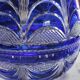 Large champagne cooler in cut crystal