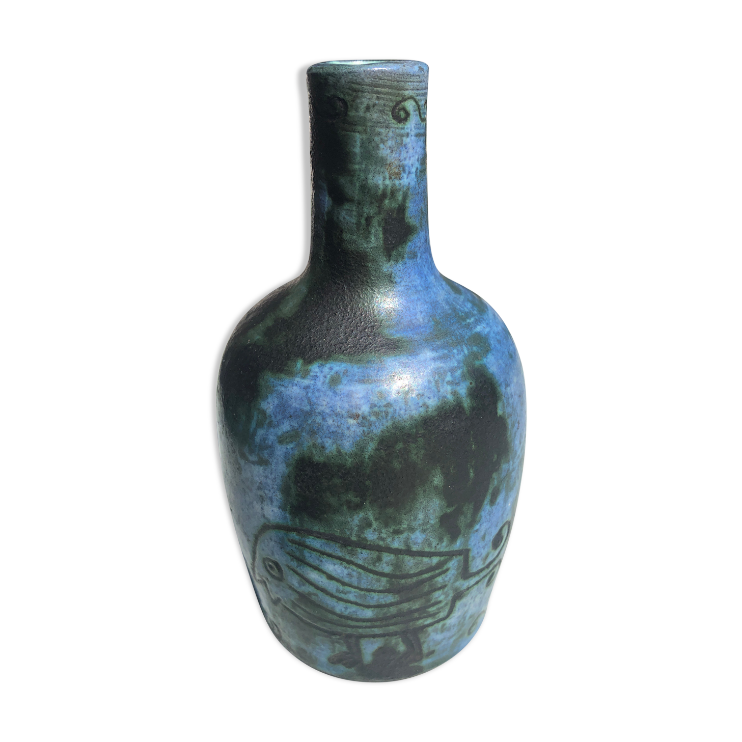 Ceramic vase signed Jacques Blin around 1950