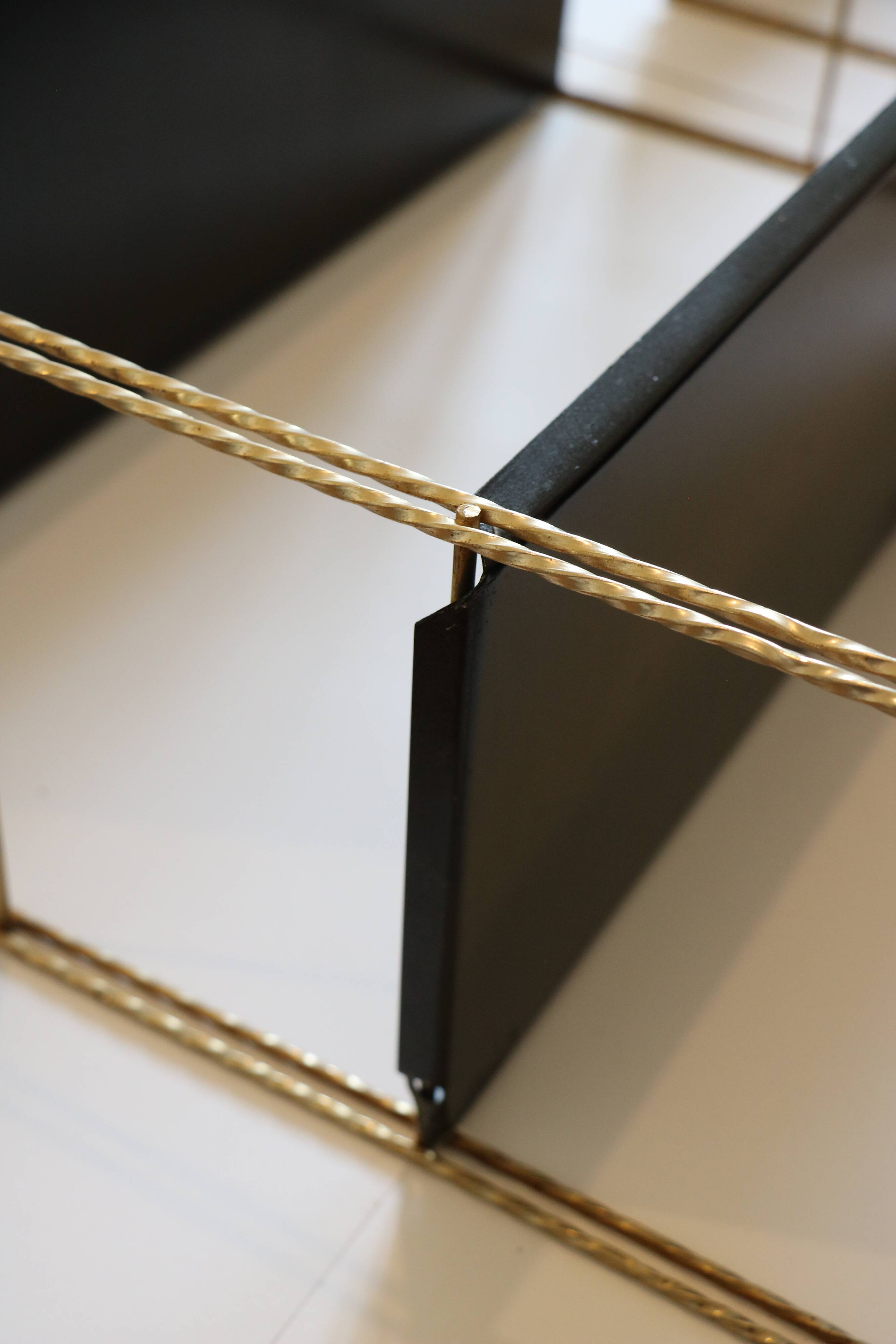 Pair of string shelves