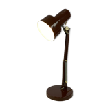 Table lamp in brown lacquered metal, of Danish design from the 1970s