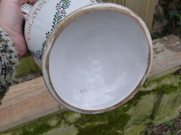 Pichet chevrette d'apothicaire en faience XVIIIème siècle