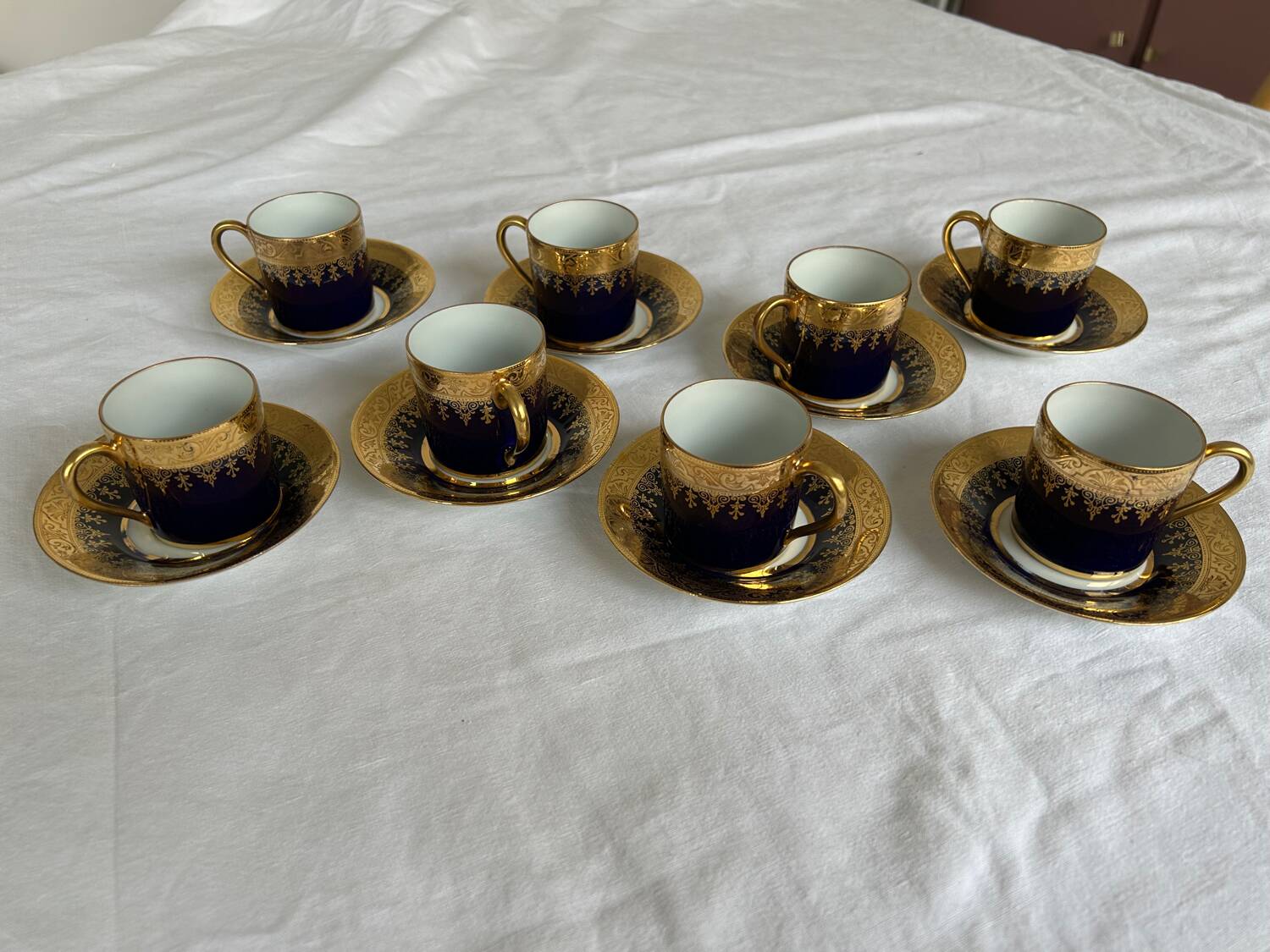 Limoges porcelain coffee service – Ch. Haviland – Decor