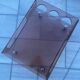 table plexi fumé a roulette