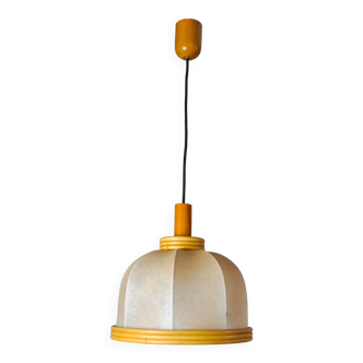 "Cocoon" suspension, resin and pine, Italy, 1970