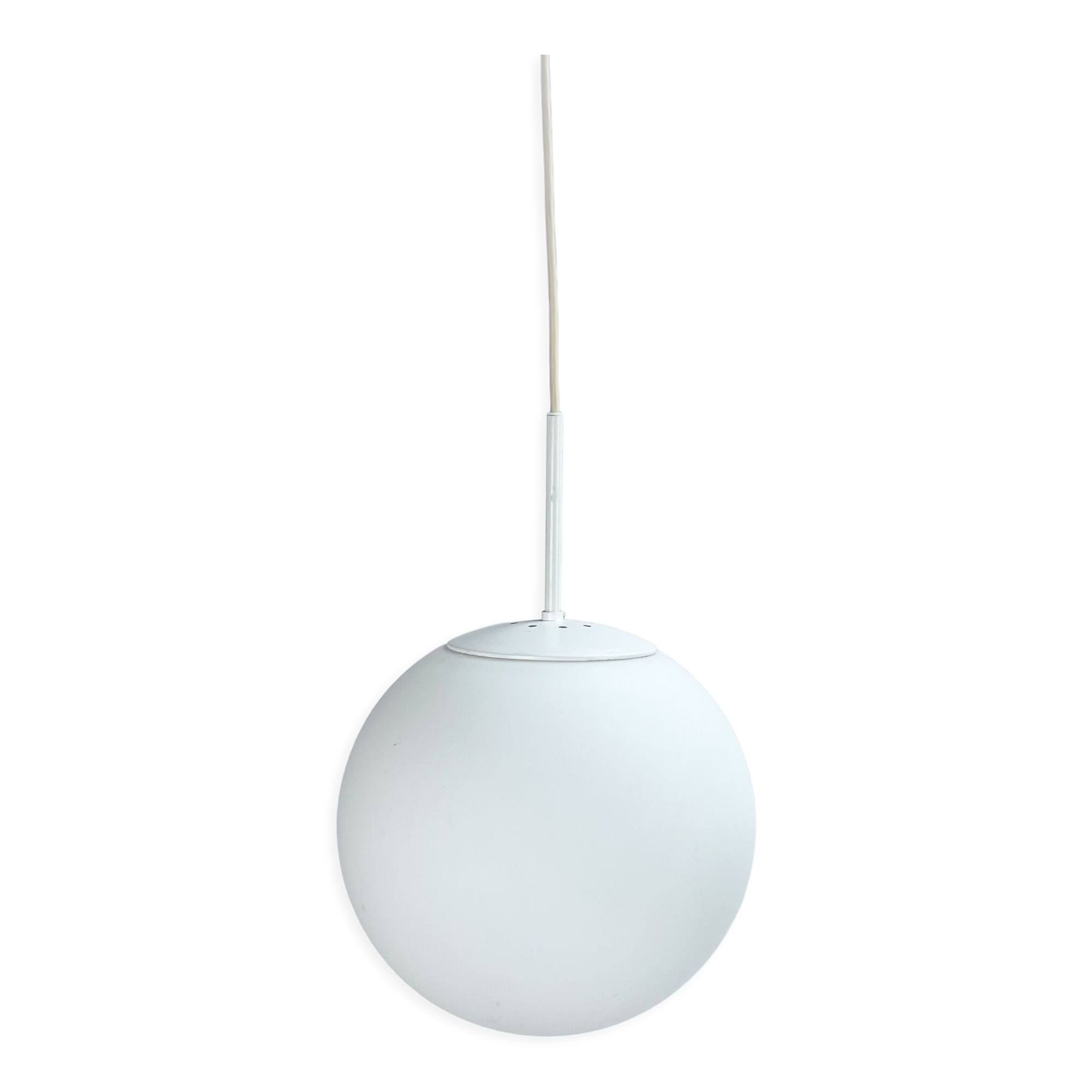 Lampe Bol suspendue du milieu du siècle par Glashutte Limburg, années 1970