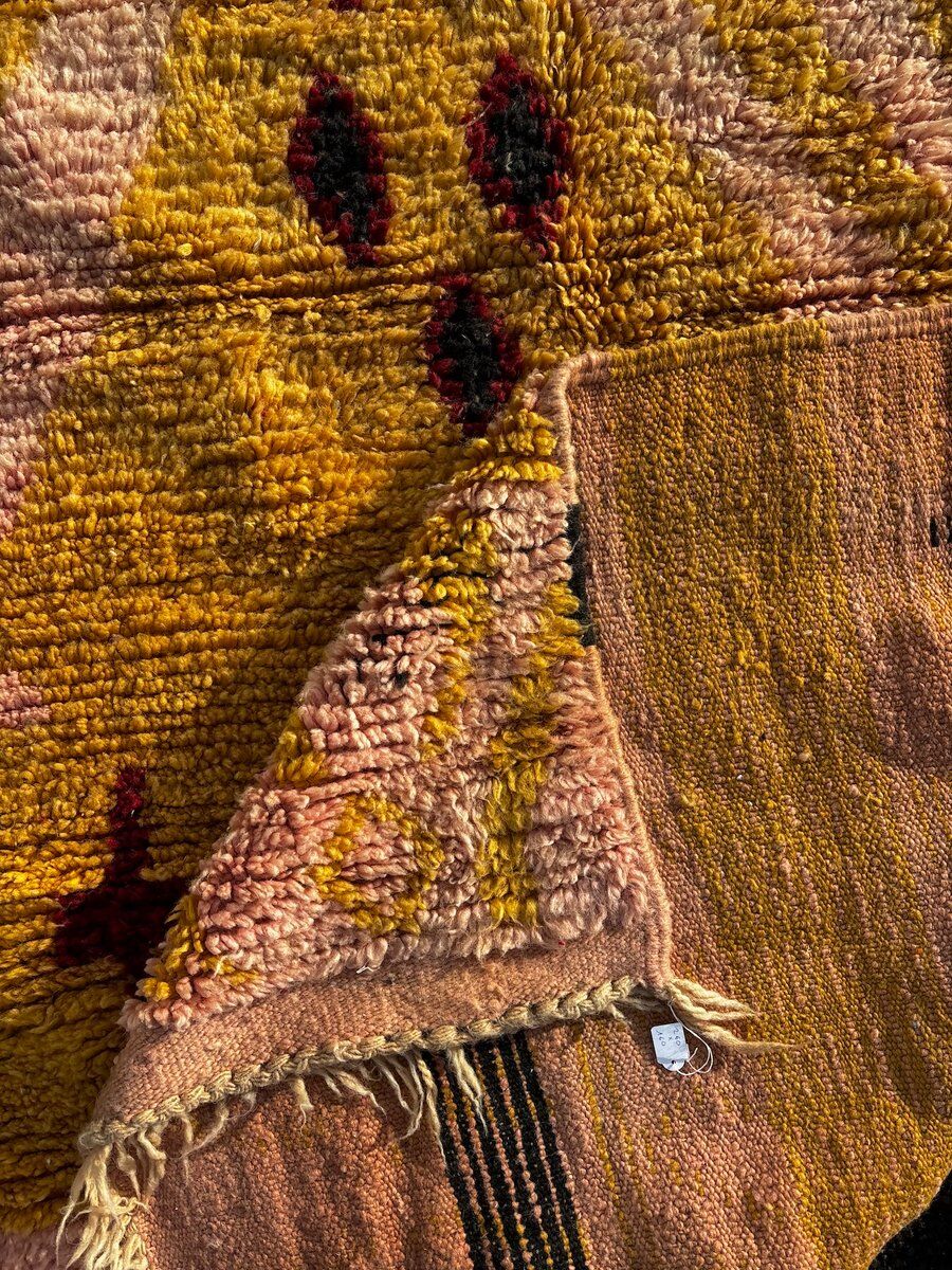 Moroccan Boujad rug in wool, Morocco, 1990