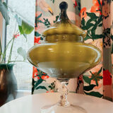 Empoli glass bonbonnière 60s-70s