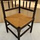 Corner chair wood turned vintage years 50-60