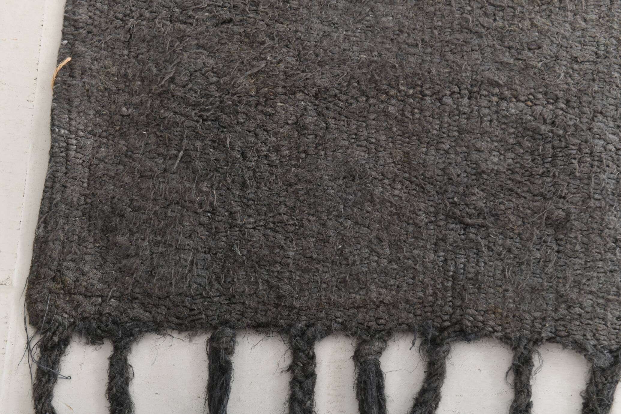2x8 Mid Century Modern Gray Kilim Runner Rug, 60x254Cm