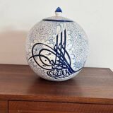 Hand painted ceramic vase Kutahya Türkiye