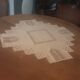 Thick old cotton placemat