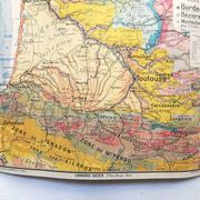 School n ° 3 Pyrénées and Aquitaine basin map