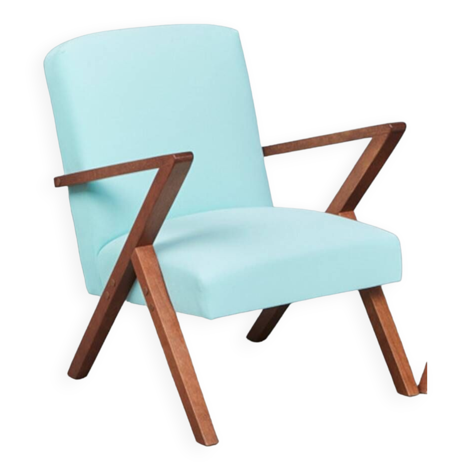 Vintage model z armchair in the style of Paul Jensen 1960 Sweden