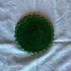 Set of 3 Vallauris trivets – Green glazed ceramic – Years