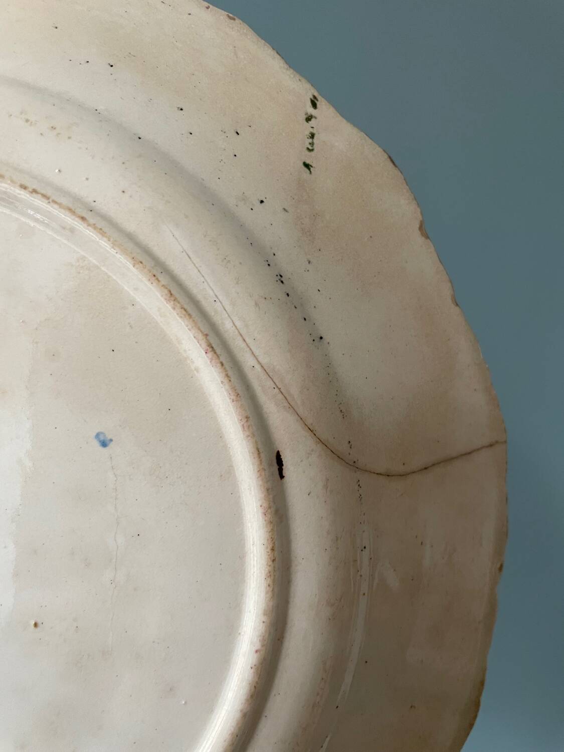 Series of 3 19th century plates Lebacqz and M Bouchart