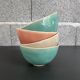 Set of 4 stoneware bowls