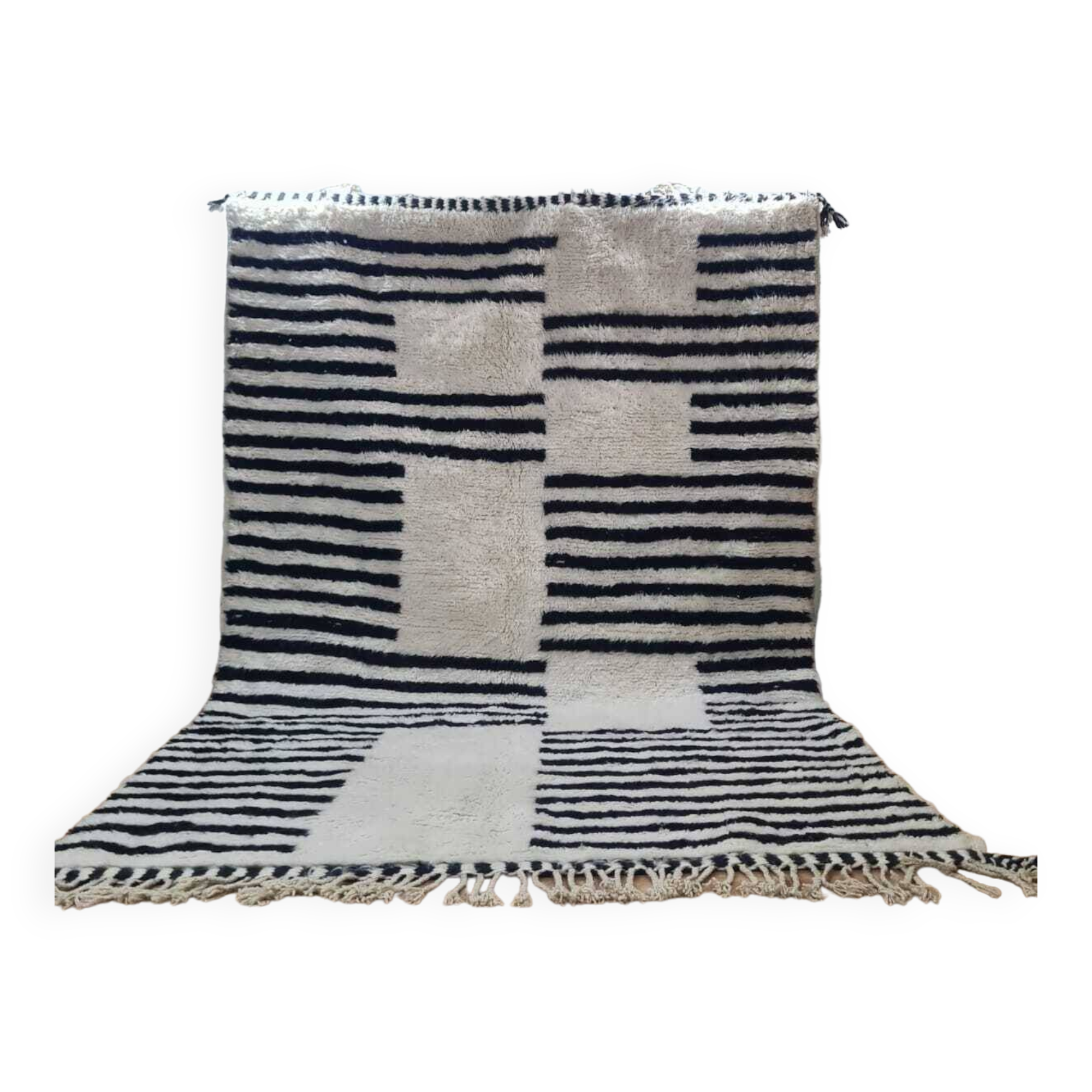 Handmade wool Berber rug 300X200 cm