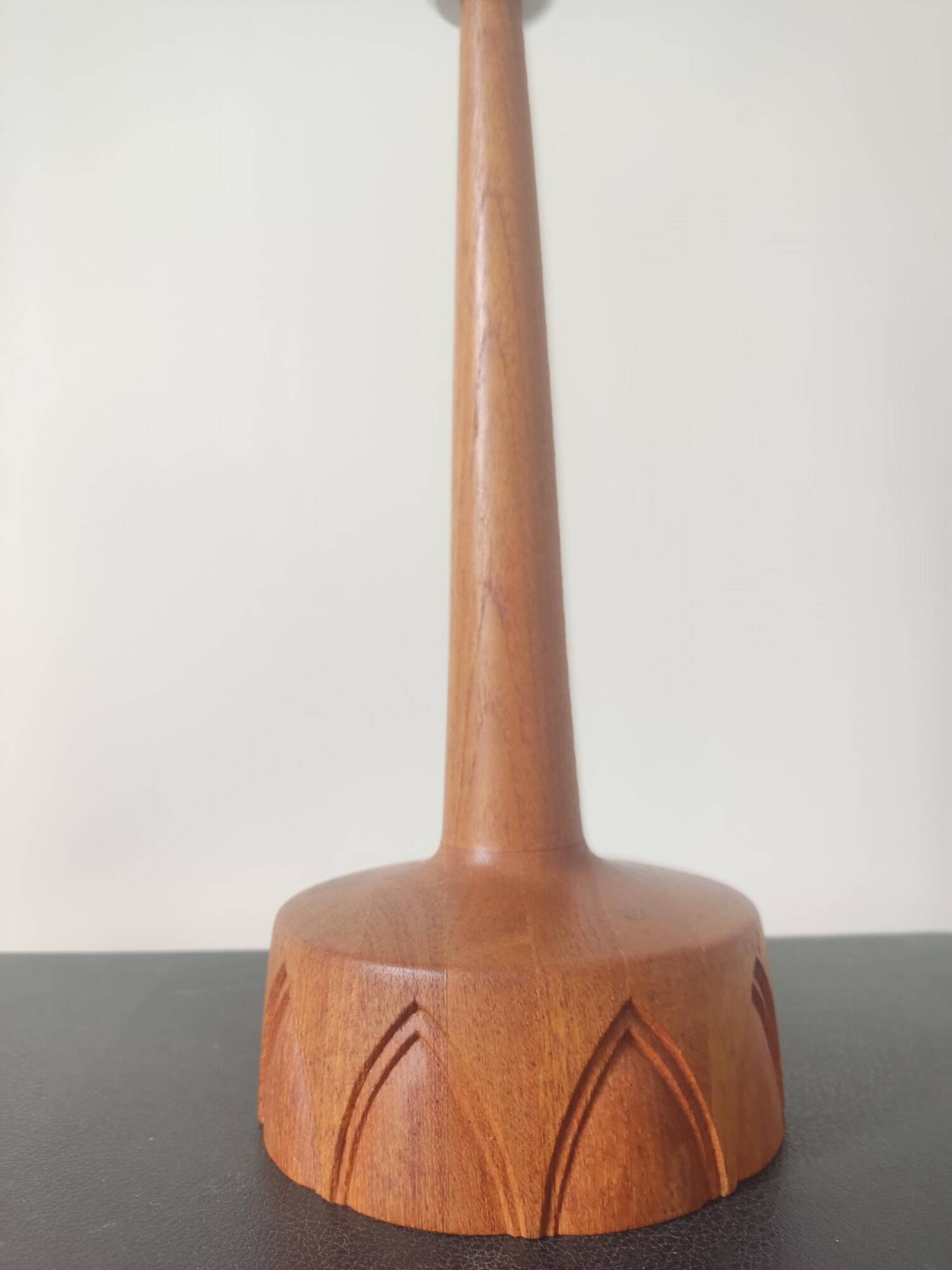 Pair of Teak lamps from Tranås Stilarmatur, Sweden, 1960s