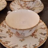 Lots of Sarreguemines Louis XV cups