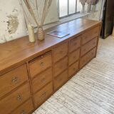 XXL golden oak craft furniture from the 50s