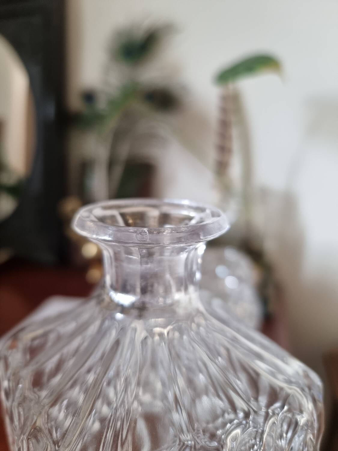 Crystal whiskey decanter, 1950
