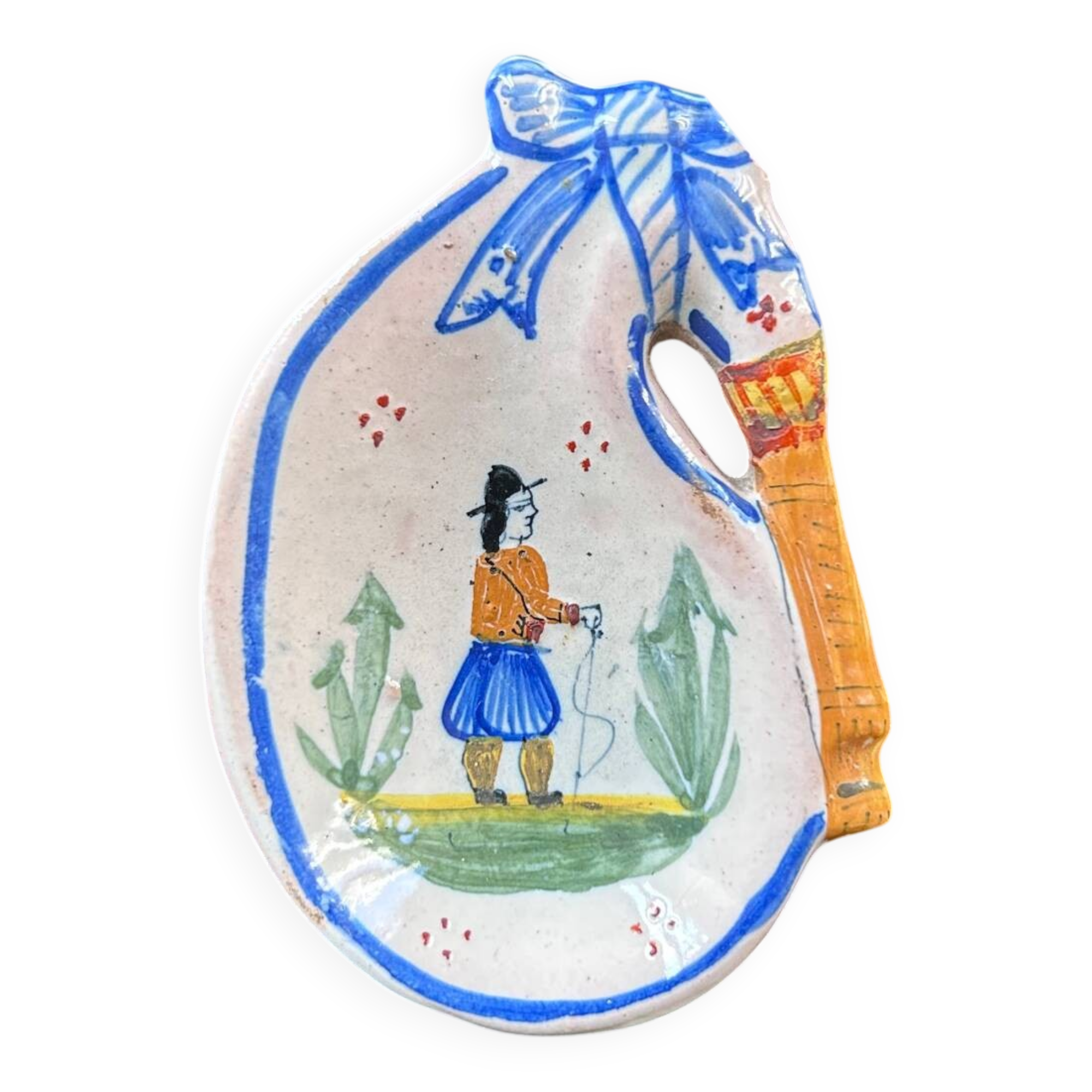 Old Henriot Quimper pocket emptier