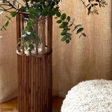 Rattan plant holder