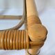 Vintage Italian Bamboo Coffee Table: MCM Boho Tiki Cane, 1960s