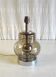 Space Age table lamp base in glass with chrome metal - 1970s