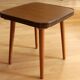 Rockabilly wooden plant stand, vintage from the 1950s