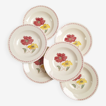 Assiettes creuses ADP vintage