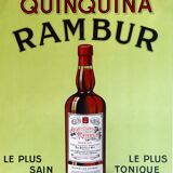 Affiche ancienne quinquina rambur tonic tonic fortifiant circa between 20-40 imp champenois