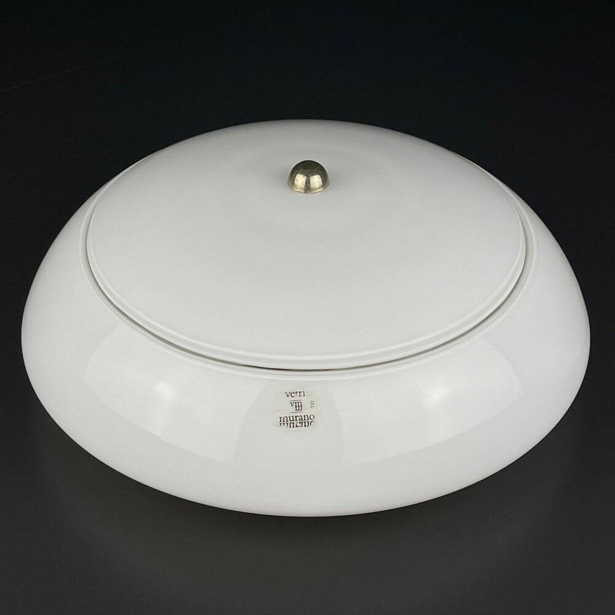 Mid-Century Murano Glass Ceiling Light or Wall Sconce by Veturia De Majo, Italy, 1970s