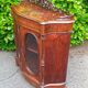 Napoleon III period display cabinet in rosewood.