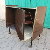 Vintage bar furniture with rotating façade- 60s/70s