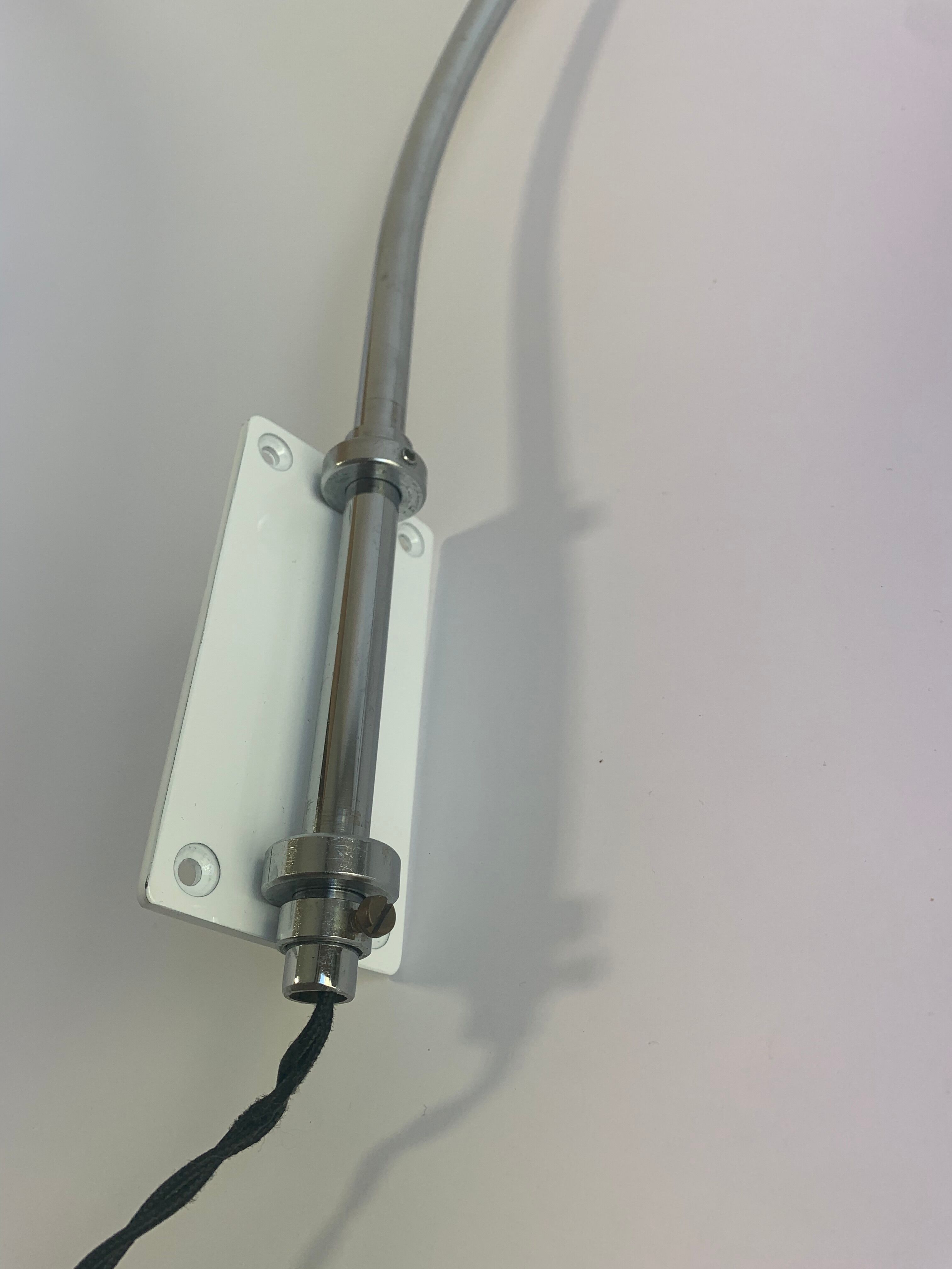 Space Age chrome wall light, 1970s