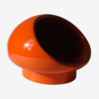Vacuum-Pocket ceramic Orange Vintage Italian Design