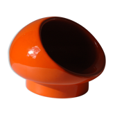 Vide-poche céramique orange vintage design italien