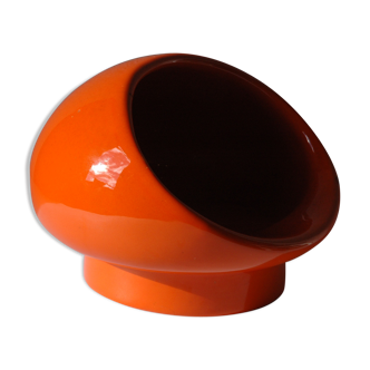 Vacuum-Pocket ceramic Orange Vintage Italian Design