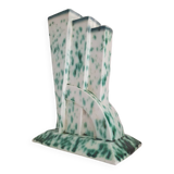 Large Art Deco vase from the 30s, futuristic earthenware