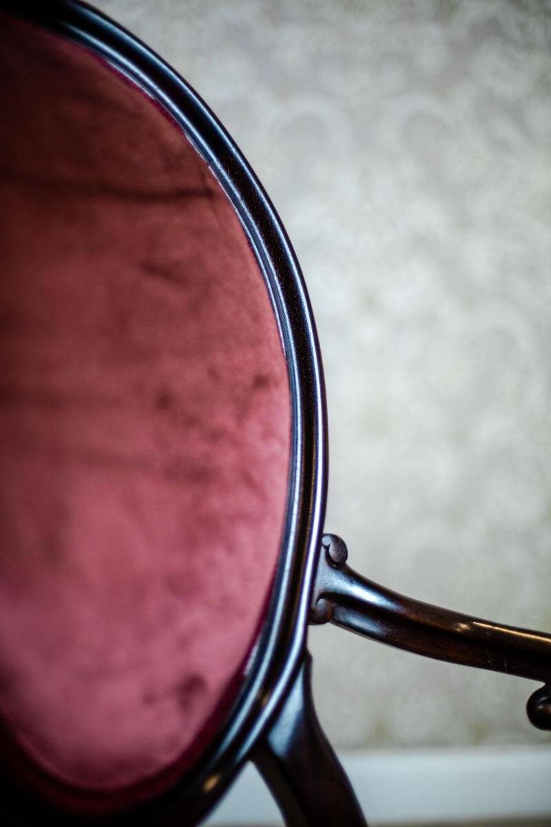 Louis Philippe Walnut Armchair, 1850s