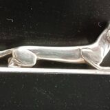 12 Apollo Knife Holders in Silver Metal Animals ART deco