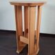 Table de bout en bois vintage années 80